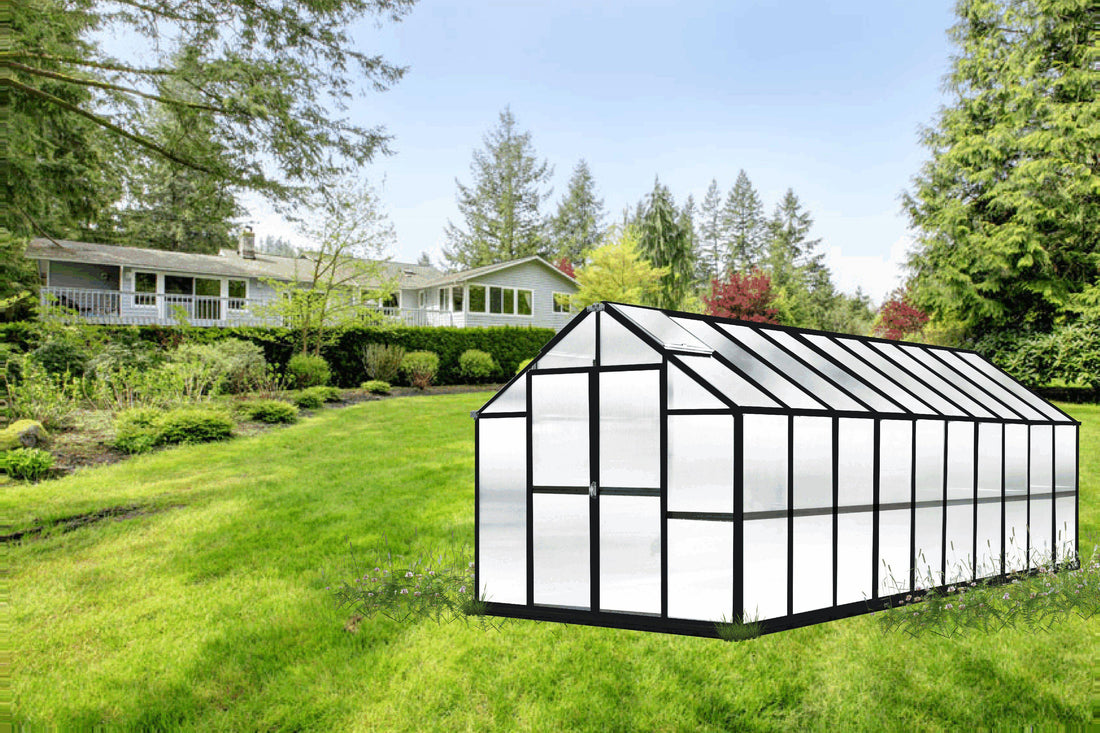 Riverstone MONT polycarbonate greenhouse 8x20 - Growers Edition – main product photo