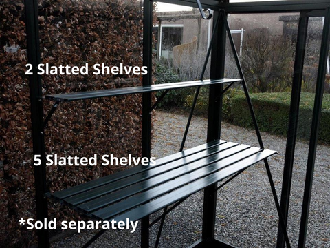 Slatted Shelves for Royal Victorian Greenhouses
