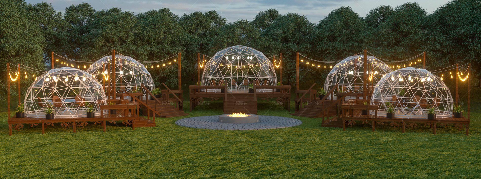 Lumen & Forge Geodesic Greenhouse Dome Kit - 13ft