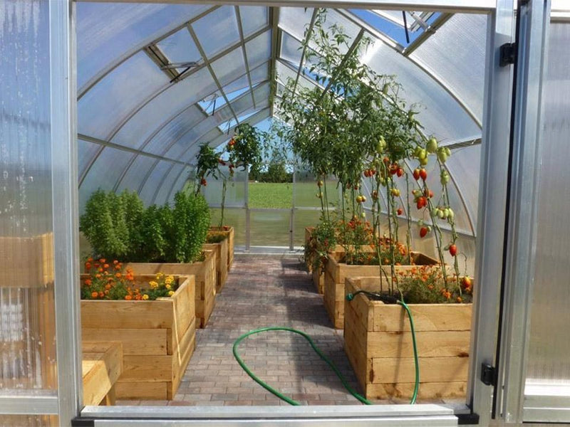 Hoklartherm Riga XL 6 polycarbonate greenhouse 14x19 – photo 9 of 20