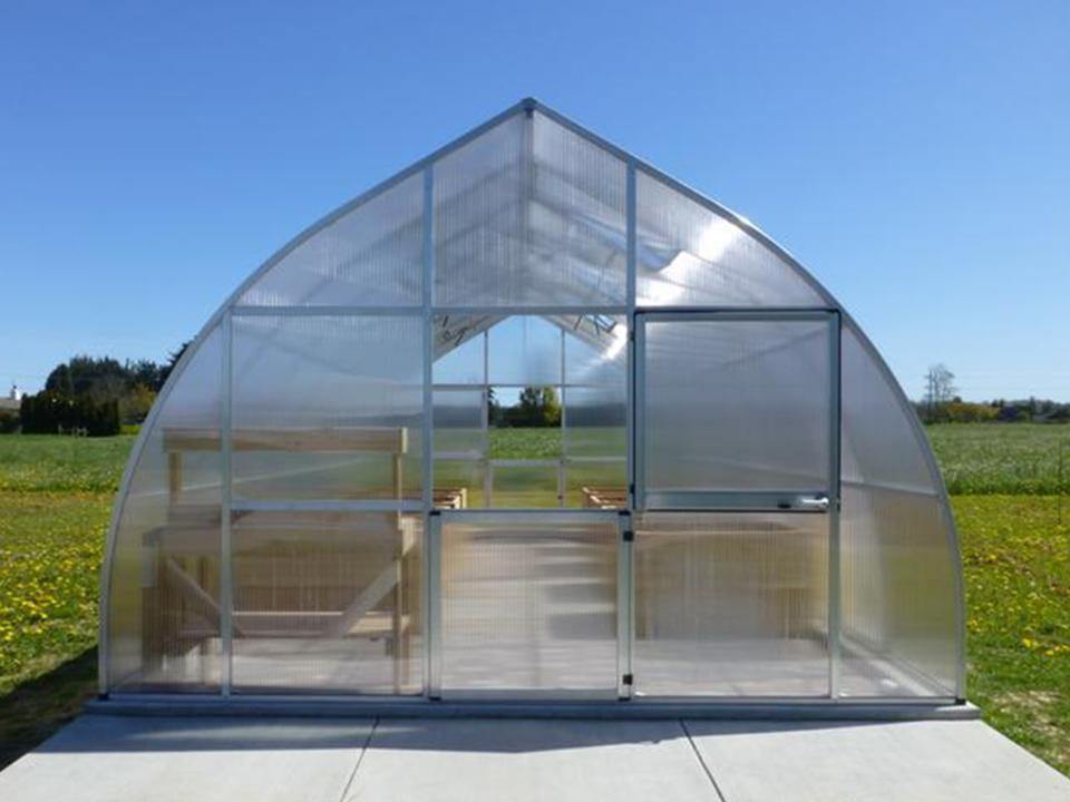 Hoklartherm Riga XL 7 polycarbonate greenhouse 14x23 – main product photo