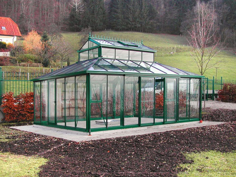 Exaco Janssens Cathedral Victorian Orangerie Greenhouse 15ft x 20ft