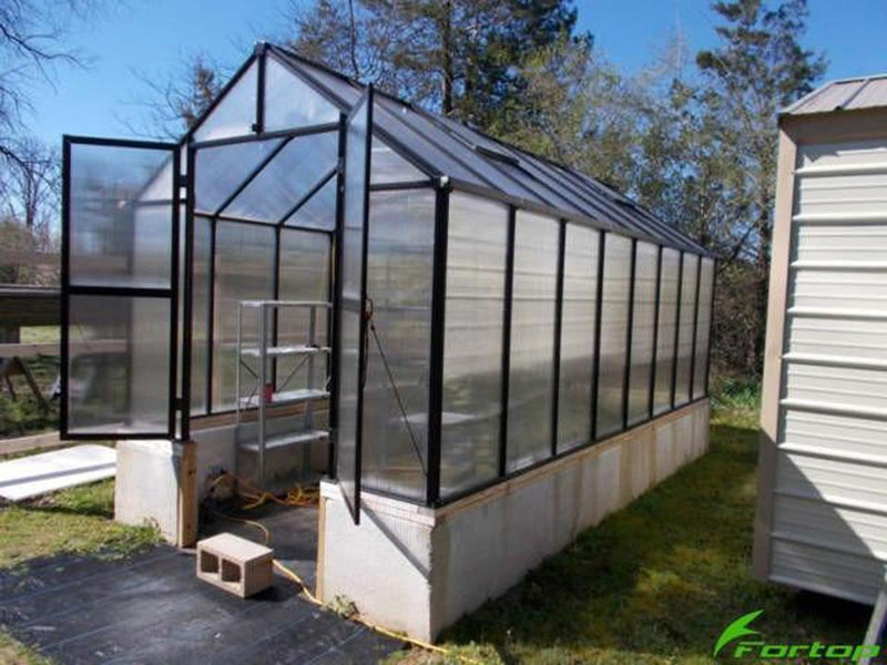 Riverstone MONT Mojave Style polycarbonate greenhouse 8x16 – photo 3 of 21