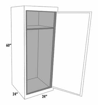 SuperCloset SuperStar Smart Grow Cabinet – dimensions diagram