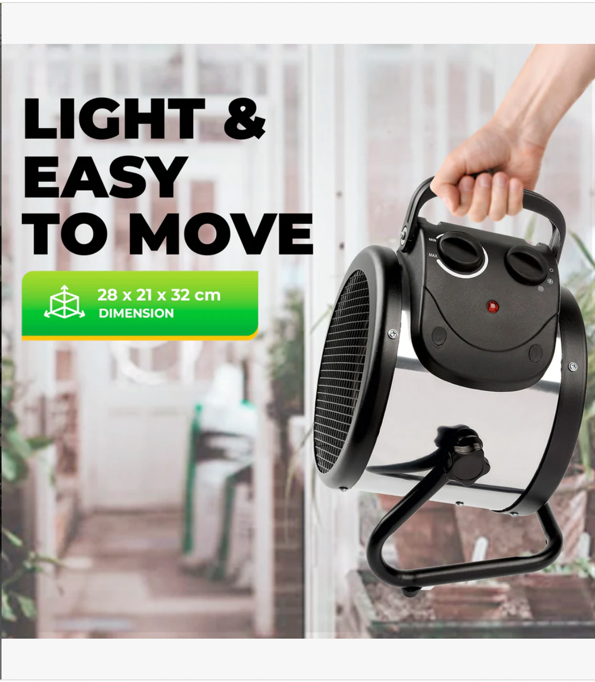 Bio Green Palma Greenhouse Heater 110V Mulberry Greenhouses