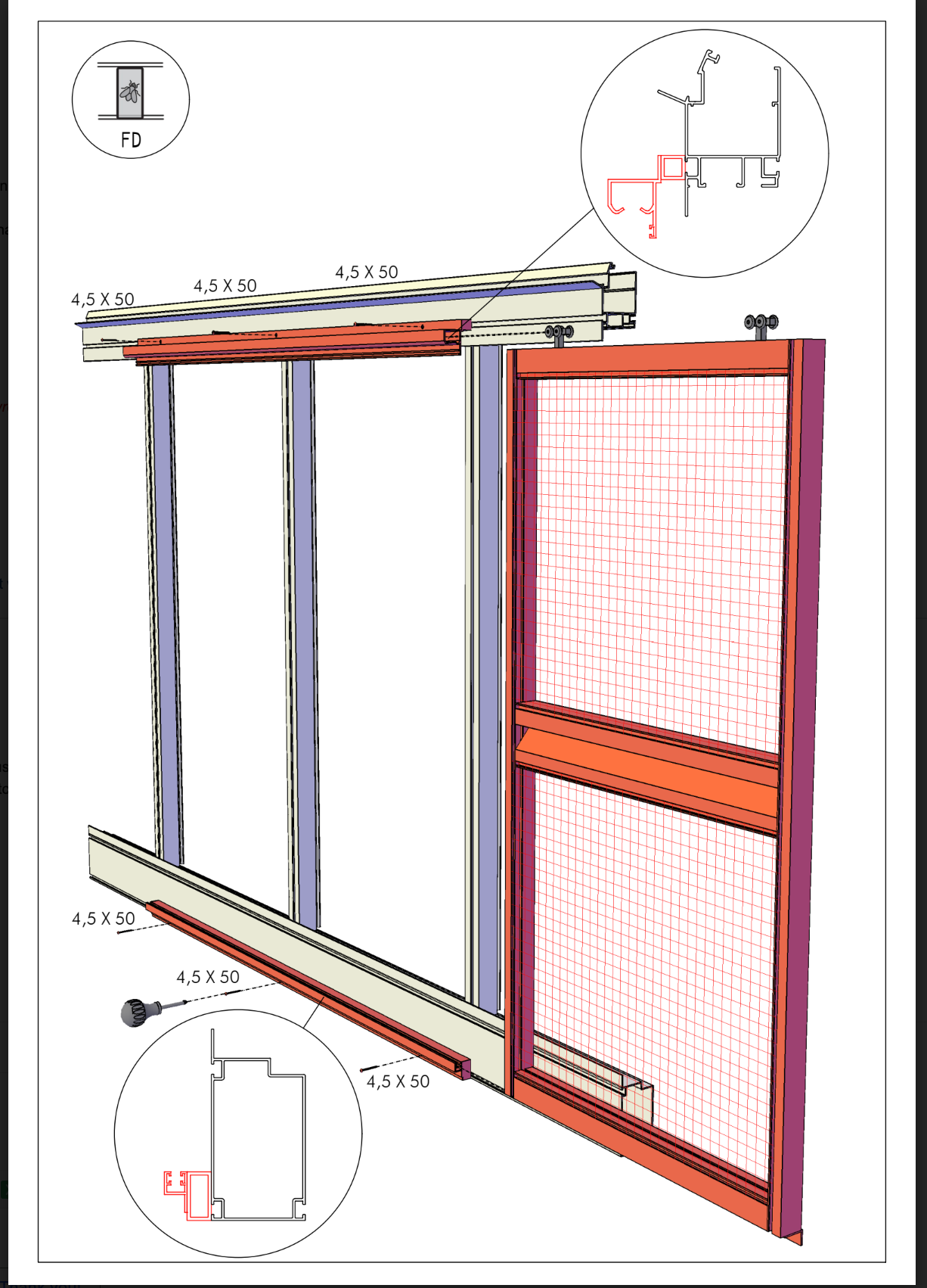 Fly Screens for Exaco Janssens Royal Victorian Greenhouse