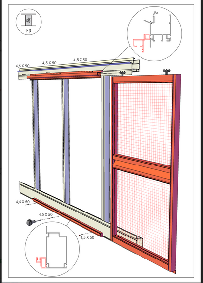 Fly Screens for Exaco Janssens Royal Victorian Greenhouse