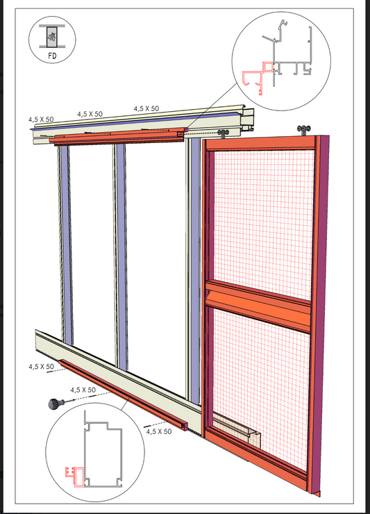 Fly Screens for Exaco Janssens Royal Victorian Greenhouse