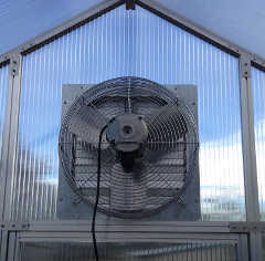 Exhaust Fan Riga and Victorian Greenhouses – roof vent detail, photo 5 of 7
