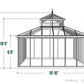 Janssens Cathedral Victorian Orangerie 15x20 front elevation drawing with heights