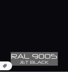 Black frame color option (RAL 9005 Jet Black) for the Janssens Cathedral greenhouse